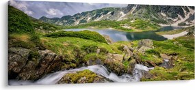 Obraz - Pohľad na horu Rila (120x50 cm)