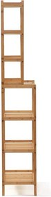 Bambusový kúpeľňový regál v prírodnej farbe 40x154 cm Skaren – Bonami Essentials