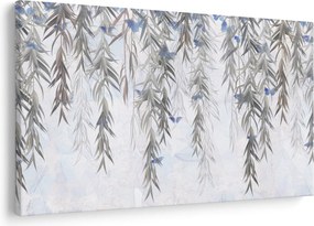 Obraz - Vŕbové vetvičky s motýľmi (90x60 cm)