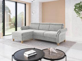 XXXLutz ROHOVÁ SEDAČKA, textil, svetlosivá Sit & More - Sedačky - 000144025756