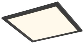 Čierne LED stropné svietidlo 29.5x29.5 cm Beta – Trio
