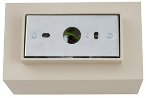 Moderná nástenná lampa béžová GU10 50 mm štvorcová 2-svetlá - Sandy