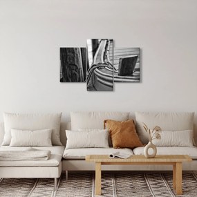 Obraz - Priviazaná loď (90x60 cm)