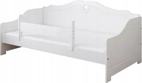 Detská posteľ HVIEZDA PW, Rozmer 140x80 cm, Farba sivo-biela, Matrace penový vrstvený 10 cm