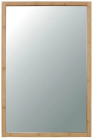Nástenné zrkadlo B044 NAT, bambus, L