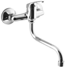 Aqualine, AQUALINE 35 nástenná batéria, ramienko-S, chróm, 52146