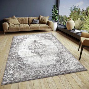 Koberec Hanse Home Shine Retro krémový / čierny