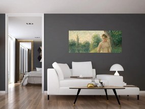 Obraz - Camille Pissarro, The Bather, reprodukcia (120x50 cm)