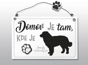 Nekupto Dekorace cedule se psem Berňák