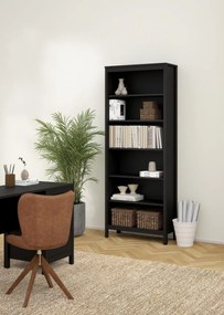 Knihovna Realty 78 cm černá