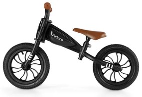 QPlay - Odrážadlo FEDURO čierna/hnedá