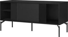 Čierny TV stolík 116x55x42 cm Met Mini – noo.ma