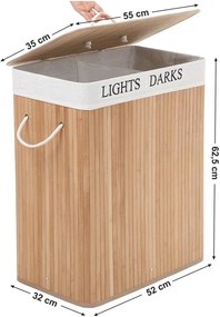 Kôš na bielizeň Dakota 63x52x32 cm