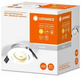 LEDVANCE Recess Twistlock zapustené IP20 biela