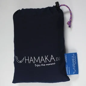 Hojdacia sieť Hamaka Originál pre jedného, hnedá / tmavo modrá