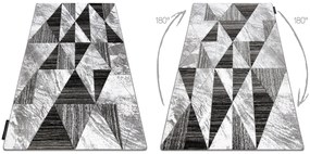 Koberec ALTER Nano trojuholníky sivá