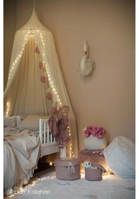 Krémový prateľný ručne tkaný bavlnený detský koberec 140x200 cm Kim – Lorena Canals