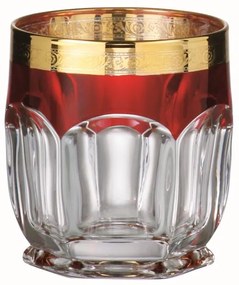 BOHEMIA SAFARI RUBIN POHÁR NA WHISKY 250 ML SADA 6 KS
