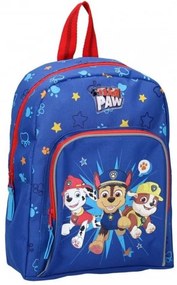 Vadobag - Detský / chlapčenský cestovný batoh / batôžtek s predným vreckom Tlapková patrola - PAW PATROL / 30 x 23 x 10 cm