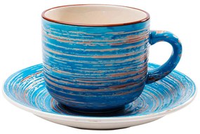 Swirl II pohár modrý