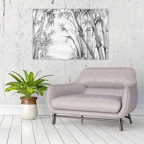 Obraz - Bambusový les (90x60 cm)