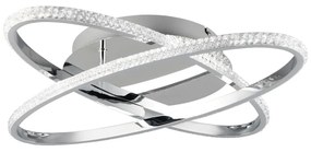 LED stropné svietidlo v striebornej farbe Lane – Reality