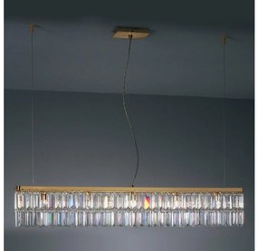 Kolarz 314.87.3 - Krištáľový luster na lanku PRISMA 7xG9/25W/230V 24K zlato