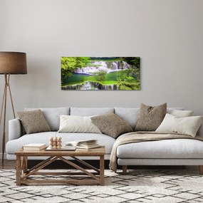 Obrázok - Vodopády Huay Mae Khamin, Kanchanaburi, Thajsko (120x50 cm)