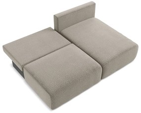 Béžová rozkladacia/s úložným priestorom rohová pohovka (pravý roh) Kalena – Makamii