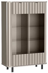 Vitrína nízka Novado 9nv Clay Gray