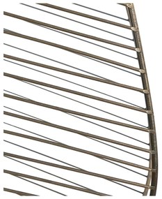 Závesné svietidlo v zlatej farbe s kovovým tienidlom – Ixia