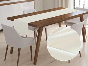 Biante Dekoračný behúň na stôl Rongo RG-011 Smotanový 35x120 cm