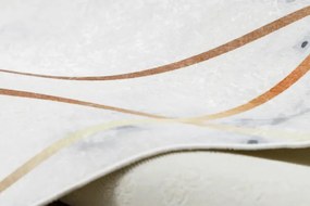 Koberec protišmykový ANDRE 1220 Marmur, geometrický - biely