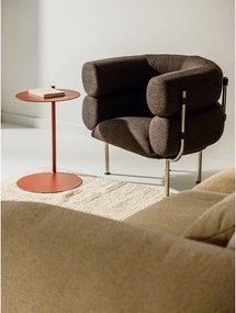 Oceľový okrúhly odkladací stolík 41x40 cm Ande – noo.ma