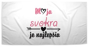 Sablio Uterák Moja svokra je najlepšia - 30x50 cm