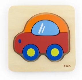 Prvé detské puzzle Viga 50172 autíčko