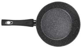 Čierna lesklá sada hrncov - 12 kusov