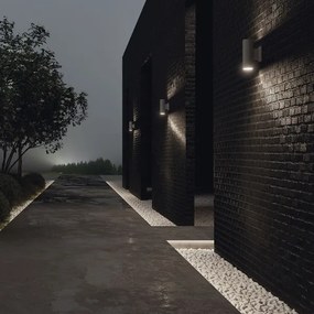 Maytoni O574WL-02GR -Vonkajšie nástenné svietidlo BOWERY 2xGU10/50W/230V IP54 antr