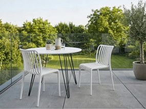 Plastová stolička TREGO, biela