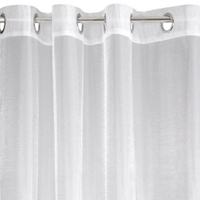ZÁCLONA NA KRÚŽKOCH SYLVIA 350X250 CM BIELA