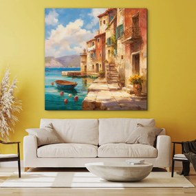 DUBLEZ | Drevený obraz - Malebné pobrežie