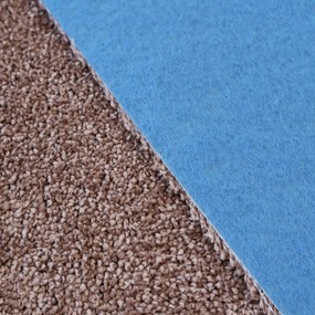 ITC, Metrážny koberec Feliz 068, na mieru, šíře 4m, ružová, filc, detská izba