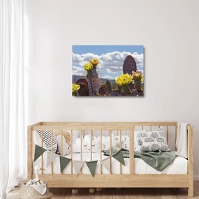 Sklenený obraz opuncie (70x50 cm)