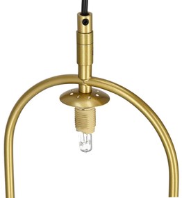 Candellux Mosadzný závesný luster Cordel pre žiarovku 2x G9 32-73464