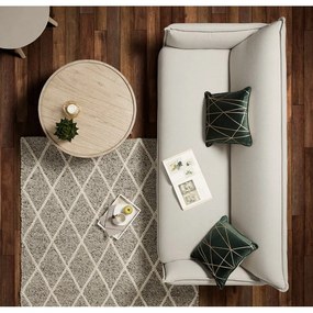 Konferenčný stolík z dreva mindi Kave Home Thais, ø 80 cm