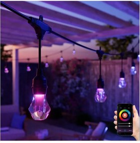 Nanoleaf NF084E00-20SLO- LED RGBWIC rozširujúci reťazec (girlanda) 20×LED, 15 m, Wi‑Fi, IP65