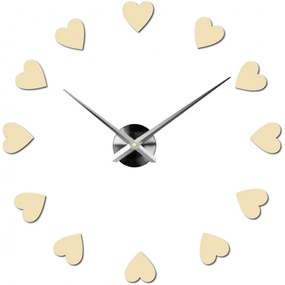 Veľké nástenné hodiny s motívom srdca I SENTOP 12S051 Wall clock HEU-