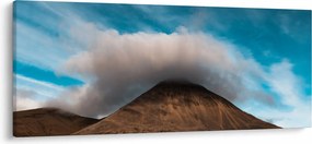 Obraz - Mrak nad vrcholkom (120x50 cm)
