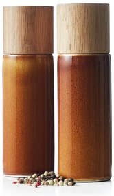 Jantárová keramická súprava mlynčekov na korenie a soľ 2 ks Gastro Amber – Bitz
