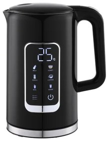 Rýchlovarná kanvica s LCD displejom 1,7 l 2200W/230V čierna + cest. hrnček 450 ml